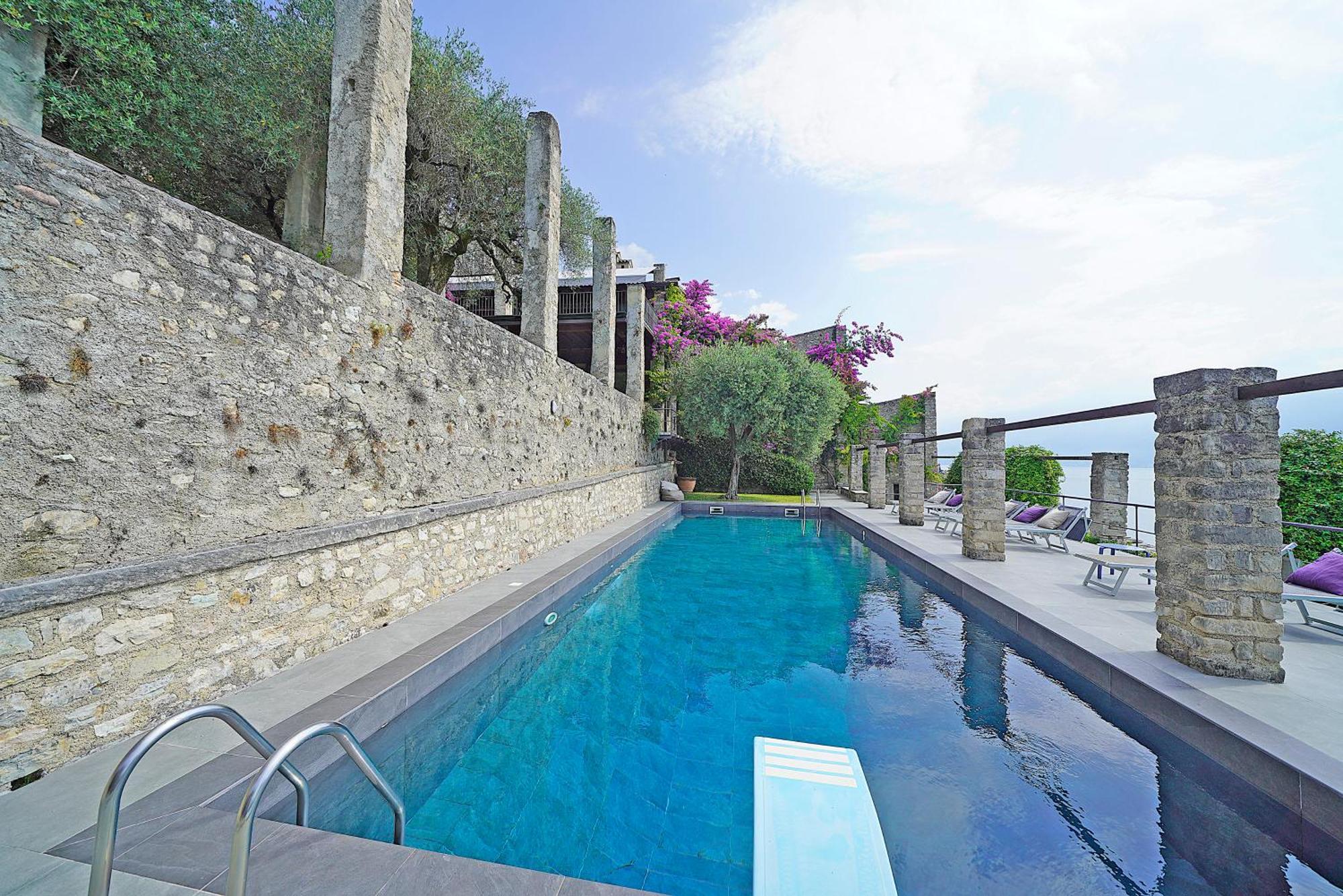 Villa Rachele: Stunning Luxury Villa In Centre Gargnano With Private Pool And Breathtaking Views Zewnętrze zdjęcie