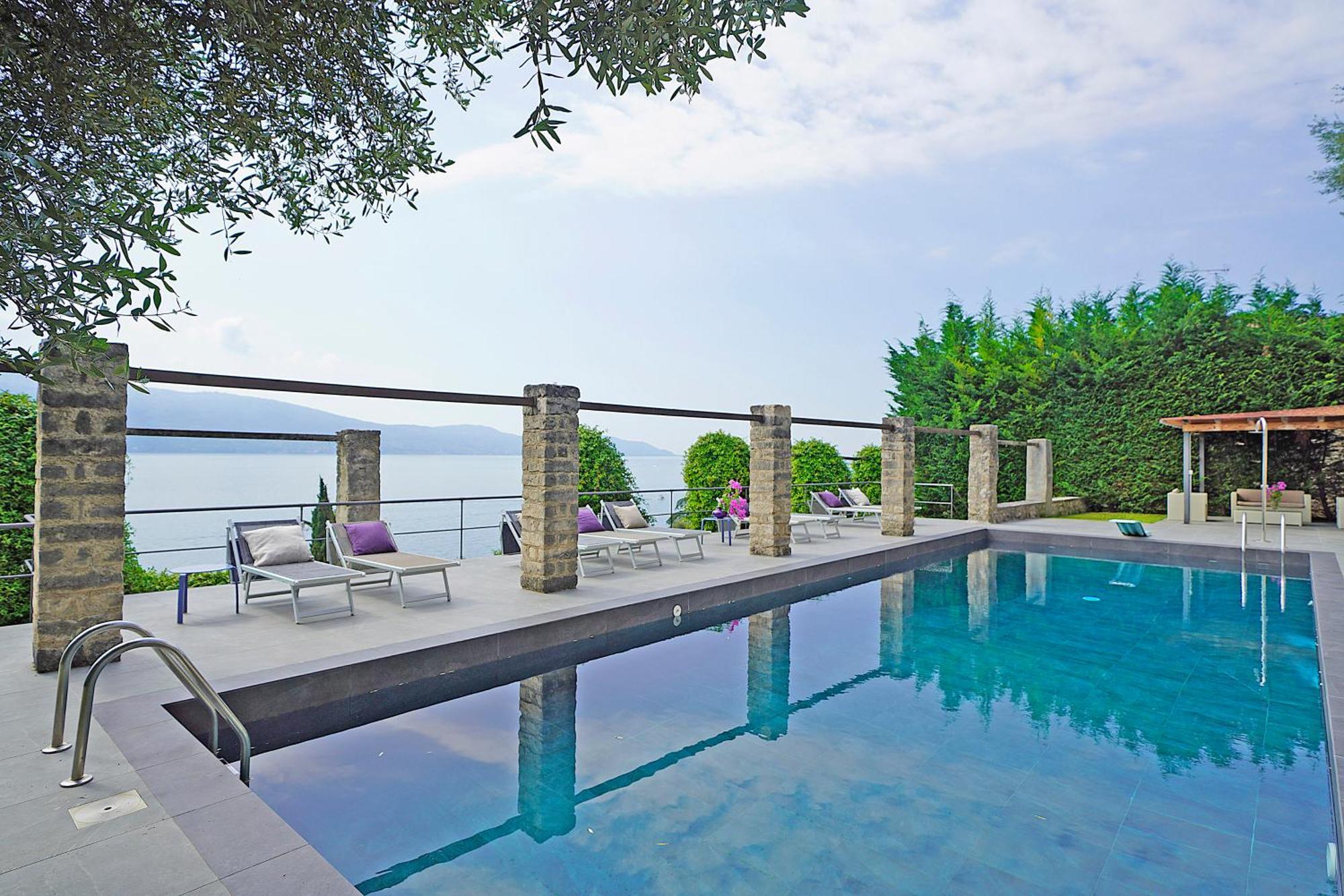 Villa Rachele: Stunning Luxury Villa In Centre Gargnano With Private Pool And Breathtaking Views Zewnętrze zdjęcie